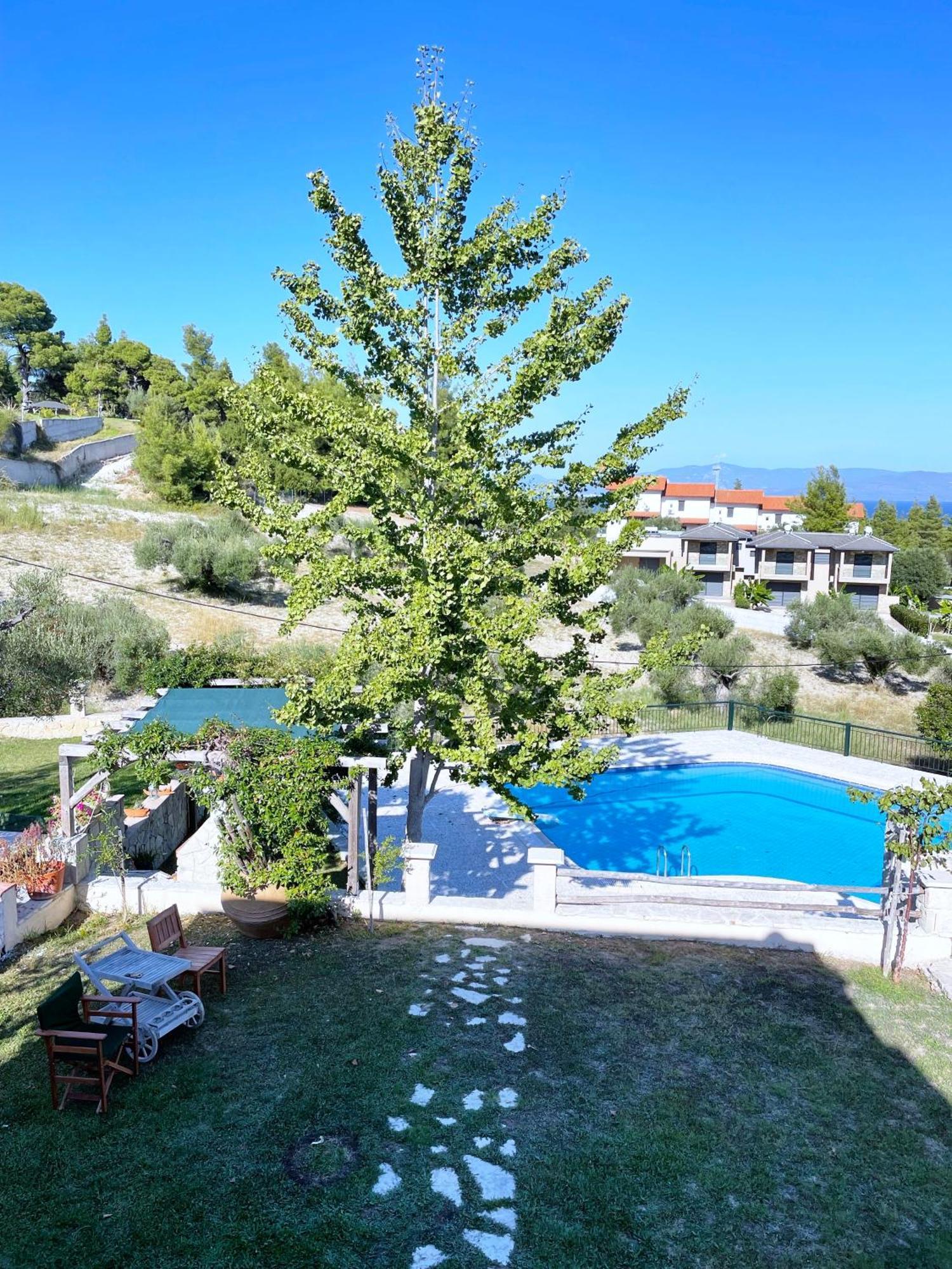Mikael Pool Villa Paliouri Exterior foto